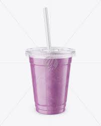 Download Blueberry Smoothie Cup With Straw Mockup In Cup Bowl Mockups On Yellow Images Object Mockups PSD Mockup Templates