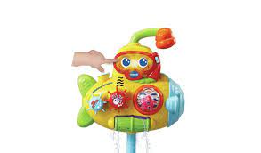 We have a wide range to choose from, but it's worth going for a design featuring a detachable overhead bar with toys that'll keep your little one amused and stimulated. Buy Vtech Splashtime Submarine Baby Bath Toys Argos