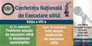 Executarea silită este o procedură care, potrivit normelor legale româneşti, poate începe doar în baza unui acest tip de executare se poate realiza asupra conturilor bancare ale persoanei fizice sau juridice datornice, de asemenea, şi prin popriri de la terţe persoane. Cum A Fost InvitaÈ›ie La Cea De A Viii A EdiÈ›ie A ConferinÈ›ei NaÈ›ionale De Executare SilitÄƒ Universul Juridic