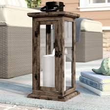 Tall Wood And Glass Lantern Glass Lantern Wood Lantern Rustic Interiors