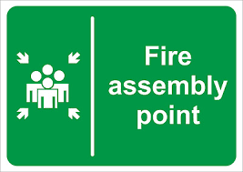 A wide variety of assembly point signs options are available to you, such as light source, power supply, and material. Fire Assembly Point Sign A5 A4 A3 Sticker Foamex Fire Emergency Safety Signs Ebay