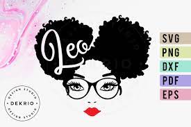 Download Leo Afro Woman Svg Png Dxf Eps Pdf Files 380682 Svgs Design Bundles