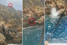 Man S Family Films Him Jumping Off Cliff To His Death In Spain