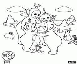 Teletubbies coloring pages are a good way for kids to develop their habit of coloring and painting, introduce them new colors, improve the creativity and motor skills. Teletubbies Coloring Pages Printable Games