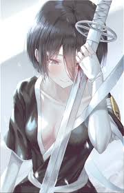 Bleach, anime, anime girls, Kuchiki Rukia, sword, blood, no bra, blush,  short hair, HD phone wallpaper | Peakpx