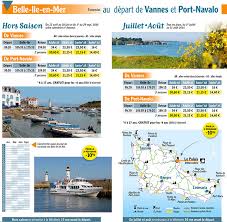 Horaires Bateau Vannes Et Port Navalo Belle Ile Compagnie Du Golfe