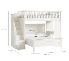 Fillmore Stair Loft Bed Lower Bed Set Kids Loft Beds Bed For Girls Room Bunk Bed Rooms