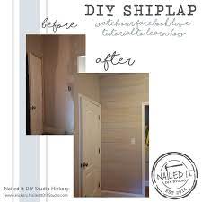 Do You Have A Shiplap Obsession So Do We Learn How To Apply A Whitewash Technique By Watching Our Tutorial On Facebook Stay Tuned To See The Finished