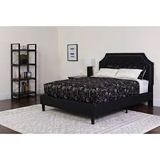 Queen size modern white platform bed frame with 2 storage drawers fastfurnishings com. Home And Interior Design Ideas