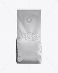 Coffee Bag With Valve In Bag Sack Mockups On Yellow Images Object Mockups Bag Mockup Coffee Bag Sack Bag