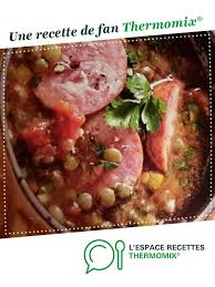Saucisse Aux Lentilles Recette Recette Recettes De Cuisine Idee Recette Thermomix