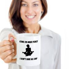 Funny Yoga Mug, Yoga Pose and Funny Saying