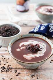 Black Glutinous Rice And Coconut Milk Dessert Soup - The Missing Lokness