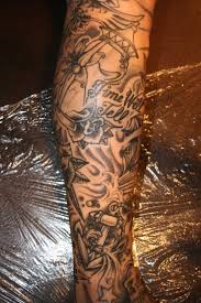 24 Black And White Leg Tattoos Leg Sleeve Tattoo Leg Tattoos Chest Piece Tattoos