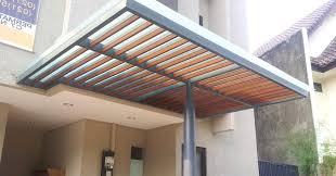 Desain kanopi minimalis besi, contoh model kanopi modern, foto kanopi garasi, desain. 49 Model Kanopi Baja Ringan Paling Modern Dan Nyaman