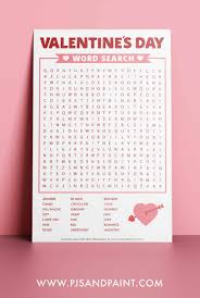 Download these printable word search puzzles for hours of word hunting fun. Valentine S Day Word Search Free Printable Pjs And Paint