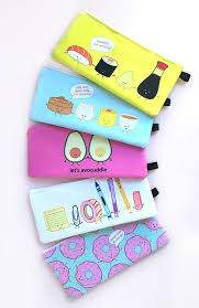 Pencil Case Donut Ever Let Me Go Coisas De Papelaria Estojos Materiais Escolares Bonitos