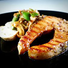 Resepi Salmon Jintan Bermadu Bersama Cendawan Kacang Peas Sedap Tube Recipe Healthy Menu Peas Recipes