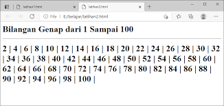 Mari kita looping daftar bilangan diatas, tapi sebelumnya kita harus membuat daftar kosongan untuk bilangan genap, dan bilangan ganjil. Https Kuliahonline Unikom Ac Id Go Listmateri Dl File Kid Nzk0na Matid 45160