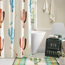 southwest cactus shower curtain collection
