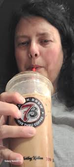 Salted caramel brownie coffee at Highland Ridge Market