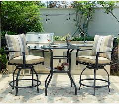 We decided to use the combination of both tables to make the perfect outdoor bar table for us. Armrest And Footrest Set Of 2 Outdoor Bar Stools Counter Height Patio Bar Chair Lightweight Patio Furniture Set W Aluminum Frame Patio Lawn Garden Chairs Guardebem Com