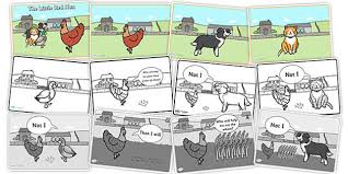 Lesson plan 2 (the little red hen makes a pizza) 1. The Little Red Hen Story Sequencing Cards English Twinkl