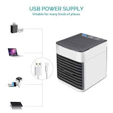 Jual Kipas Cooler Usb Mini Ac Portable Air Conditioner 7 Color Led Light Online Desember 2020 Blibli