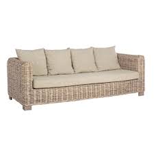 Cuscini in tessuto resistente antimacchia, anche da esterno. Divano In Rattan Naturale Etnico Coloniale Con Cuscini Imbottiti Divani Salotti Ebay Divani Divani Salotto Divano