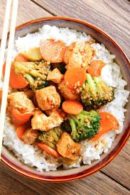Brown sauce or white sauce? Honey Garlic Chicken Stir Fry With Broccoli Carrots