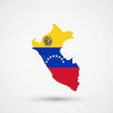 Peruanos y venezolanos jugaban con un ojo puesto en lo que pasaba en el. Peru Map In Venezuela Flag Colors Editable Vector Stock Vector Illustration Of Flag National 138367615