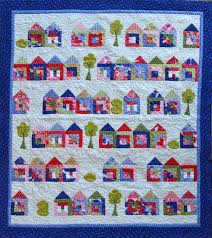 Tiny House Craze Quilt At Jillily Studio House Quilt Patterns Quilts House Quilt Block