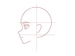 8 photos of the drawing anime side view body. How To Draw The Head And Face Anime Style Guideline Side View Drawing Tutorial Mary Li Art