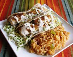If you are not into dill weed, just go a head and leave it out. Healthy Fish Tacos With Island Slaw And Baja Cream Sauce Pinky S Pantry