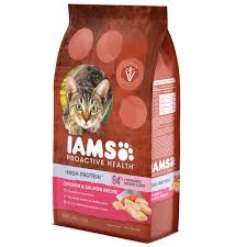 Overabundant fiber decreases your cat's ability to digest other essential nutrients. Chicken Salmon High Protein Cat Food Iams