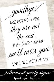 Goodbye Retirement Party We Will Miss You Going Away Party Etsy Bon Voyage Party Farewell Parties Going Away Parties