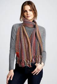 How to start it and how to finish a basic scarf. Missoni Pashmina Zig Zag Scarves And Mufflers Missoni Scarf Missoni Zig Zag Scarf