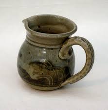 Ian And Elizabeth Hird Trained At Edinburgh College Of Art 1962 67 And Established Kelso Pottery In 1968 Milk Jug Marked Heig College Art Pottery Milk Jug