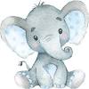 Baby shower elephant theme decorations. 3