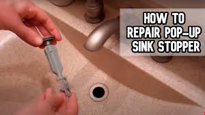 If you're wondering why you can't open the drain stopper with the lift rod, the answer is simple: How To Repair Or Reassemble Pop Up Sink Stopper Diy Video Diy Drainstop Youtube