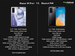 Honor 30 Pro+ & Huawei P40 key specs ...