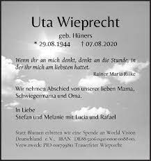 Ein besucher hinterließ eine nachricht bei der anzeige für josef petersen. Traueranzeigen Trauer Gedenken