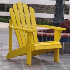 Shine Company Westport Adirondack Chair Lemon Yellow Walmart Com Outdoor Chairs Adirondack Chair Wood Adirondack Chairs