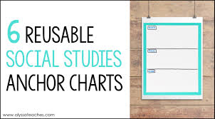 6 Easy Social Studies Anchor Charts For Any Unit Alyssa