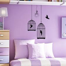Decorating with birds on the walls. Wall Decal Bird Cages With Birds Light From Decalsfromdavid On