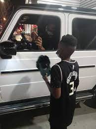 The nba star became father for the first time on monday and announced the great news. Giannis Surprises 10 Year Old Boy On His Birthday