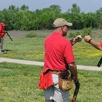 Service members line up before U.S. Secretary of Defense