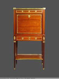 Louis xvi cabinet has three curved doors with one shelf inside each compartment one drawer and antique brass hardware. A Louis Xvi Cabinet Secretary Ref 13291