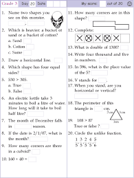 Mental Math Grade 3 Day 20 Mental Math Strategies Math Pages Kids Math Worksheets