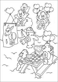 Love a lot bear and a heart balloon Kids N Fun Com 63 Coloring Pages Of Care Bears